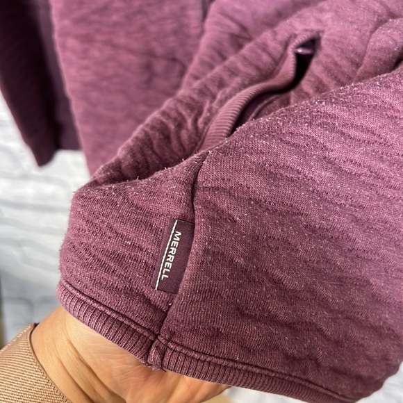 Merrell Kota Quilted Full ZIP Hoodie Size Small - Picture 7 of 8